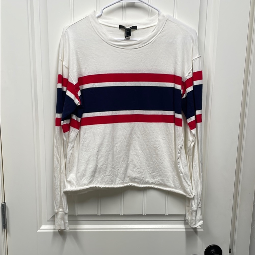 Forever 21 Red, White, and Blue long sleeve shirt